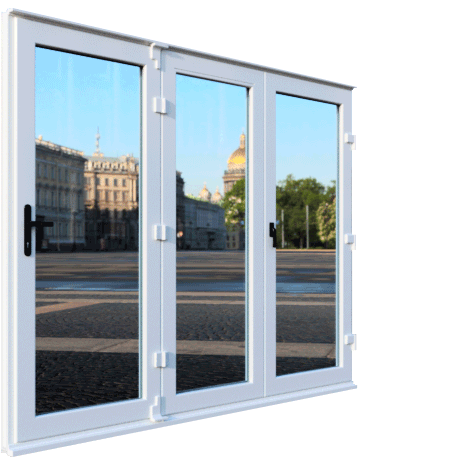 Bi-fold window door